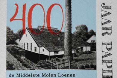 Dit prachtige jubileumboek met 275 pagina's informatie over de geschiedenis van het papier en De Middelste Molen. Prijs: €25,00