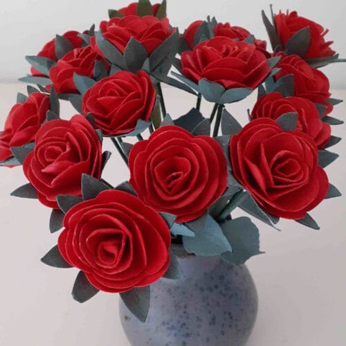 Roosjes maken van papier